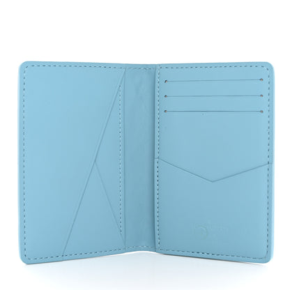 Louis Vuitton LV x YK Taurillon Pocket Organizer Blue 5 of 7