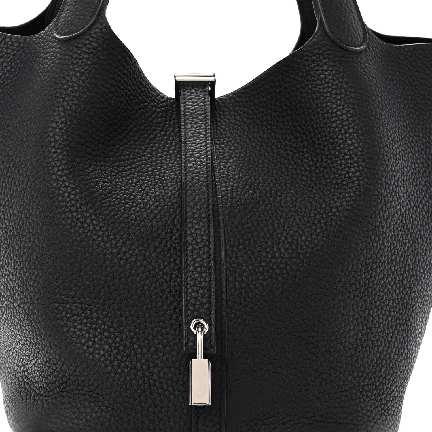 Hermes Taurillon Clemence Picotin Lock 22 MM Black 7 of 9