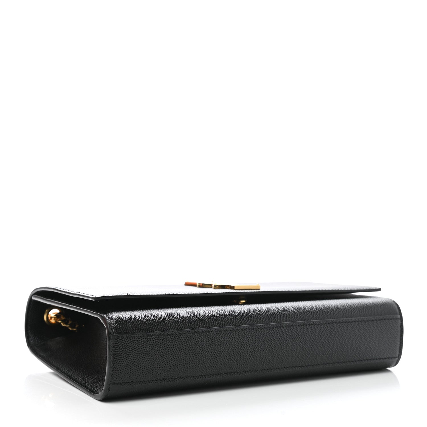 Saint Laurent Grain De Poudre Medium Classic Monogram Kate Satchel Black 4 of 11