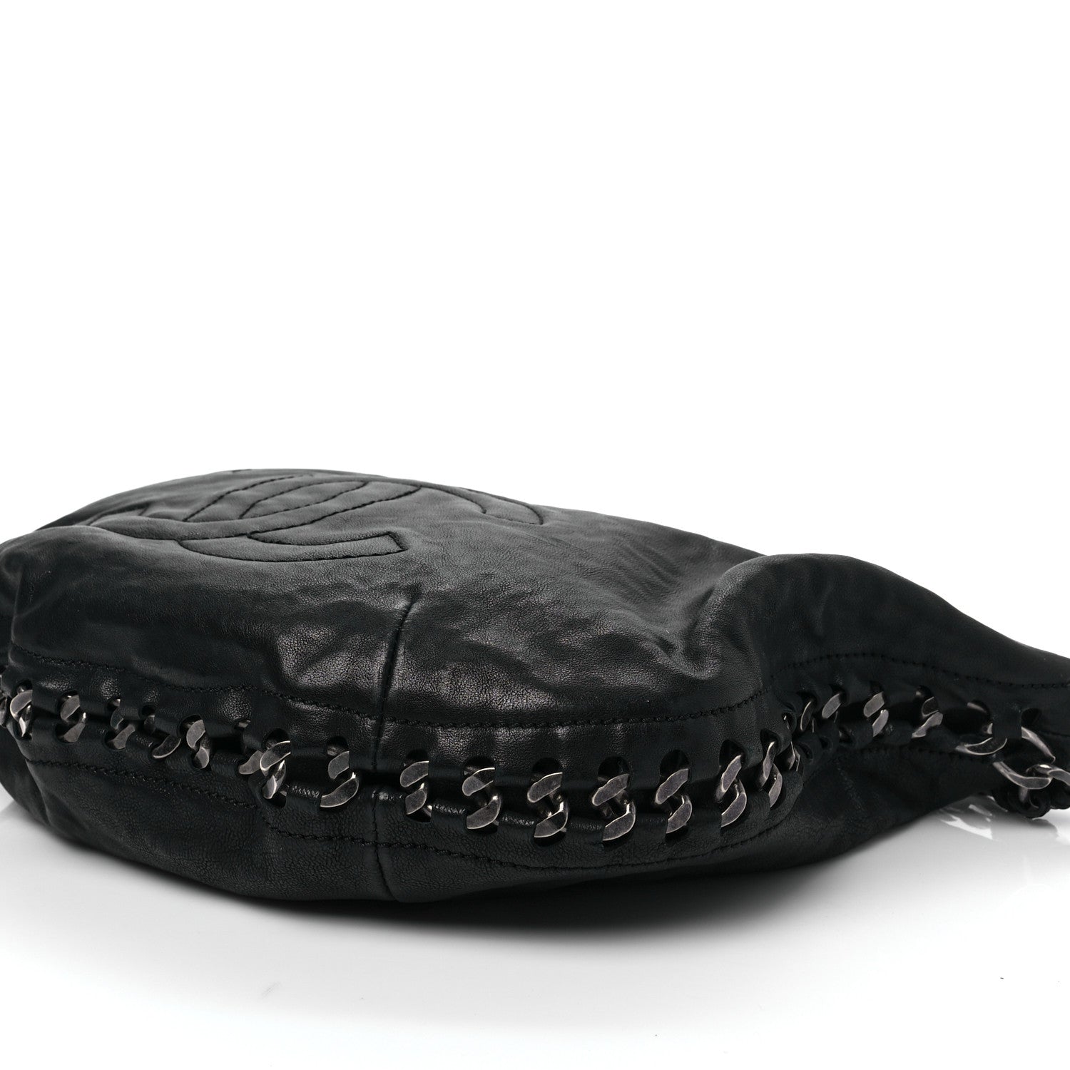 Chanel Calfskin Modern Chain Hobo Black 8 of 8