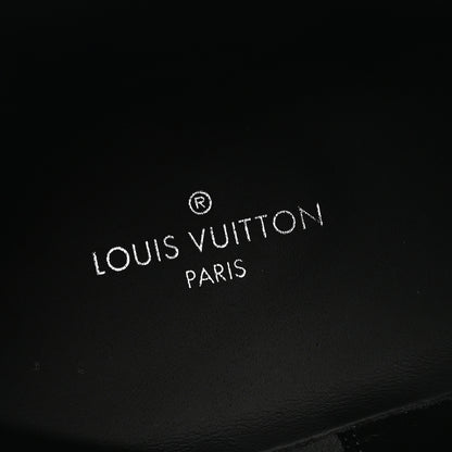 Louis Vuitton Calfskin Monogram Wonderland Flat Ranger Boots 39.5 Black 7 of 10