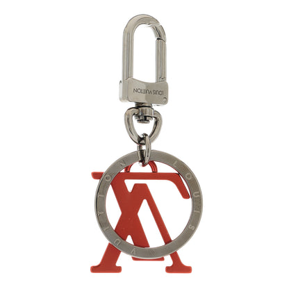 Louis Vuitton Metal Enamel Upside Down Bag Charm Key Holder Coral 2 of 4