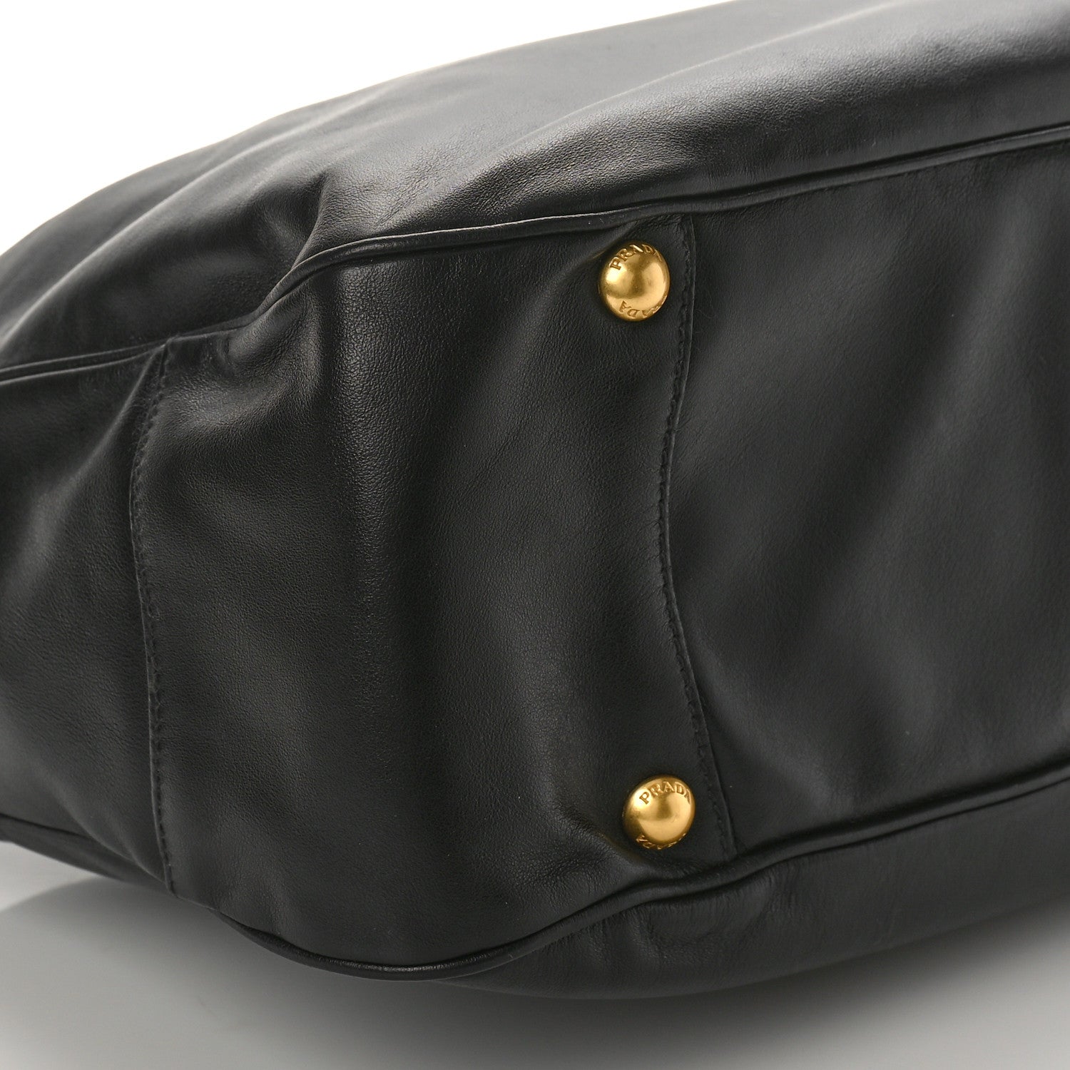 Prada Soft Calf Hobo Black 7 of 8