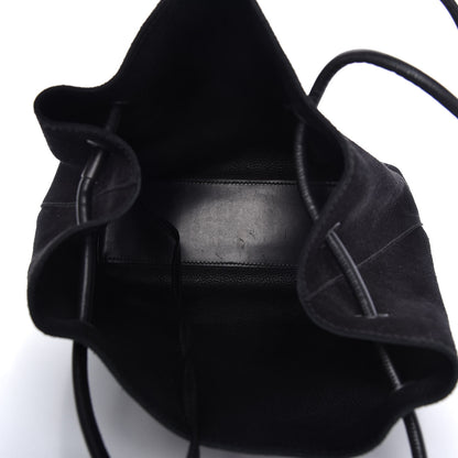 Gucci Suede Tote Black 4 of 10