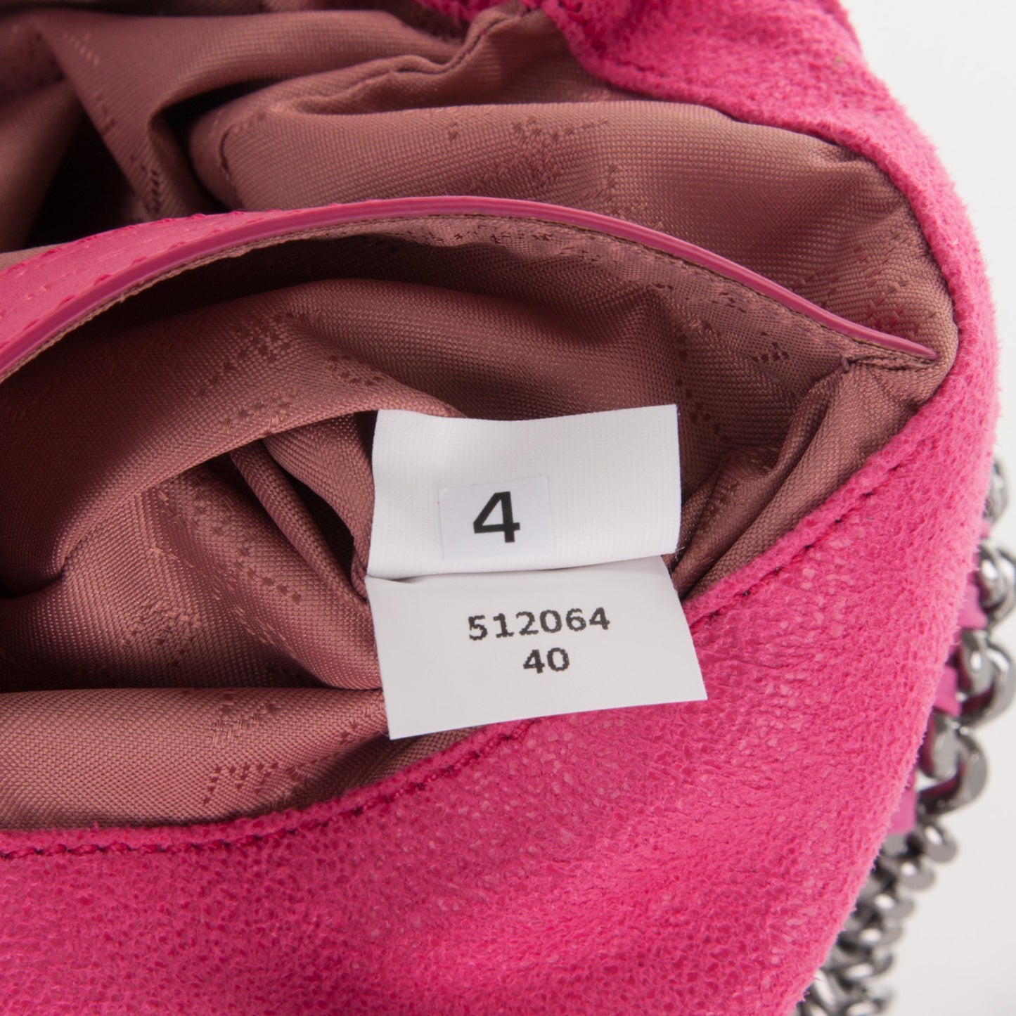 Shaggy Deer Mini Falabella Tote Hot Pink