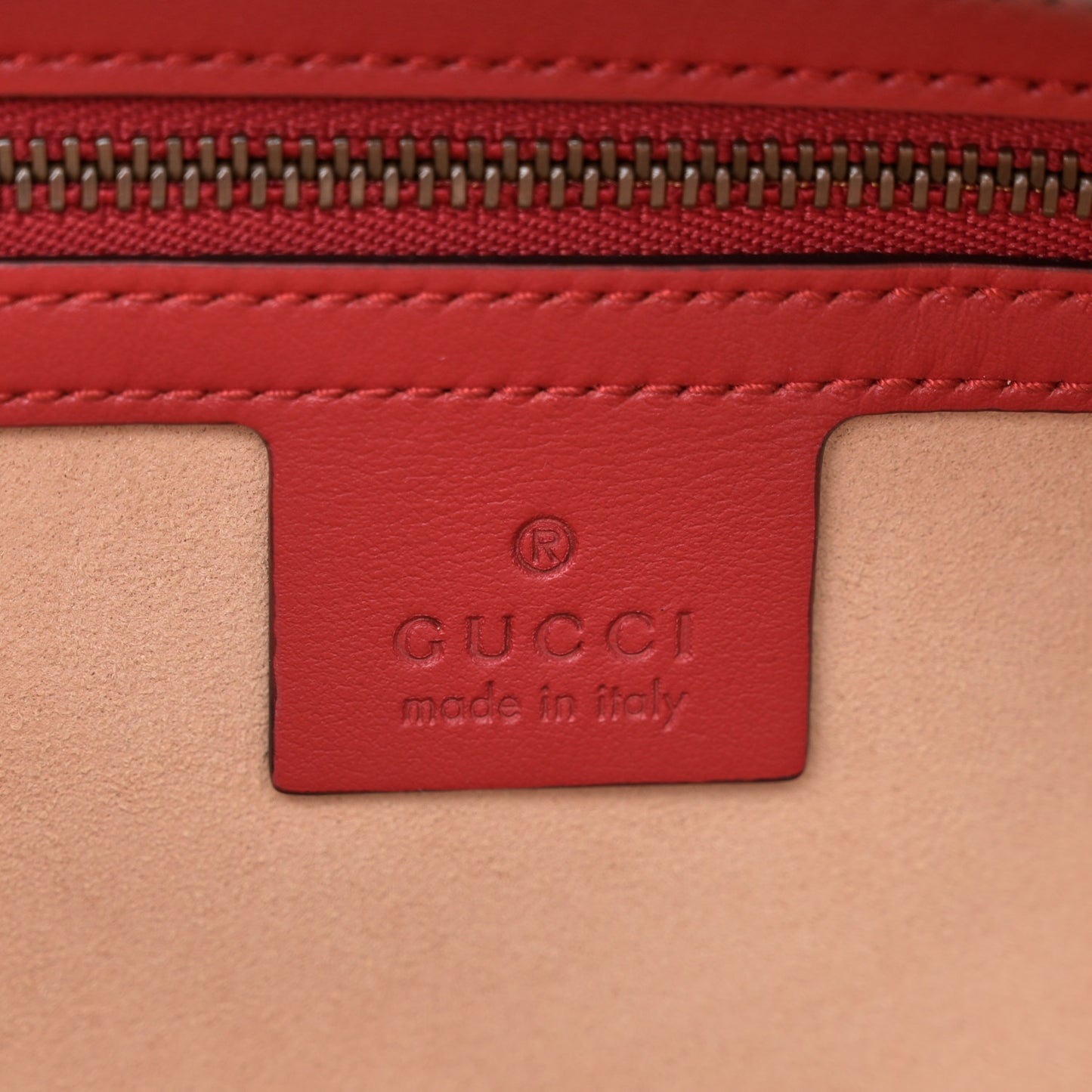 Calfskin Matelasse Sylvie Web Small GG Marmont Top Handle Shoulder Bag Hibiscus Red