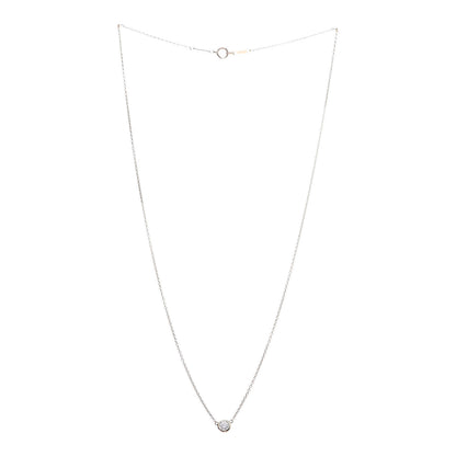 Tiffany 18K Yellow Gold Diamond .23ct Elsa Peretti Diamonds by the Yard Pendant Necklace 3 of 7