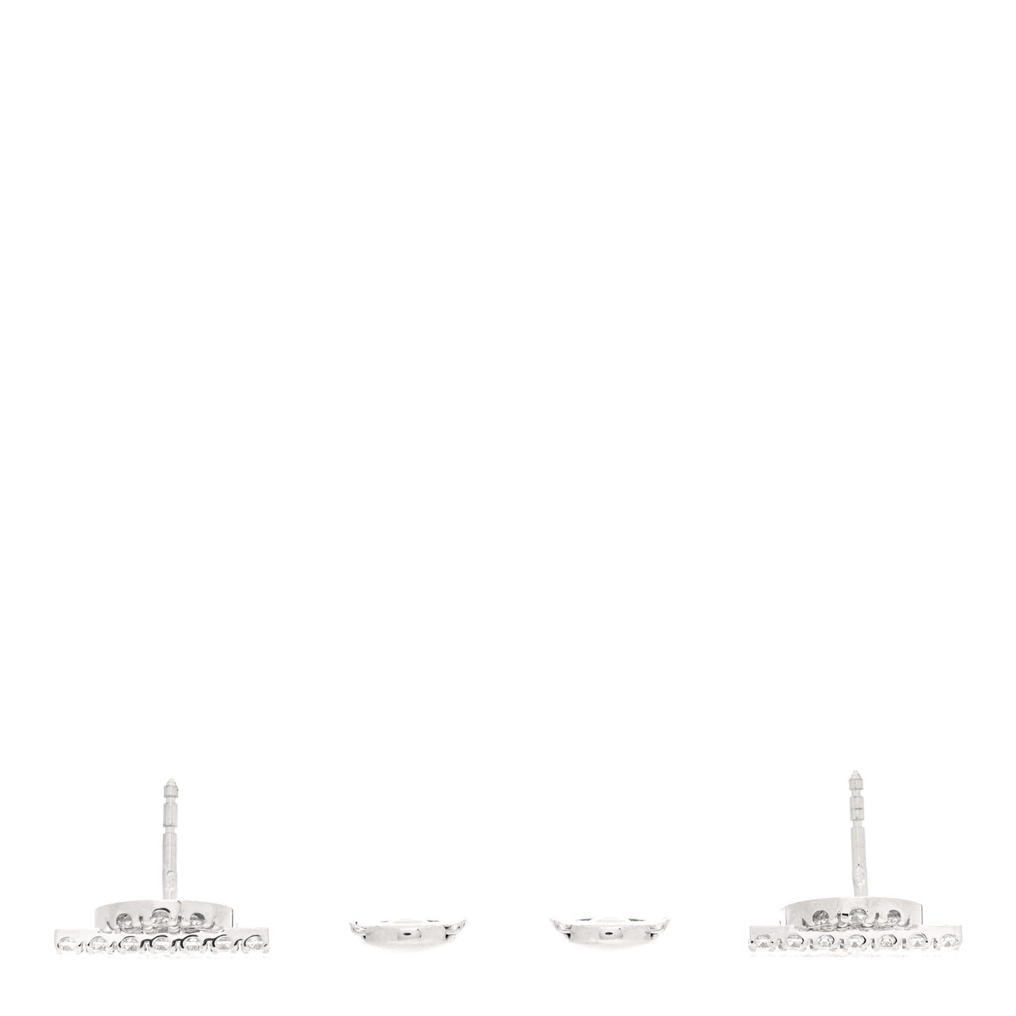 18K White Gold Diamond Finesse Earrings