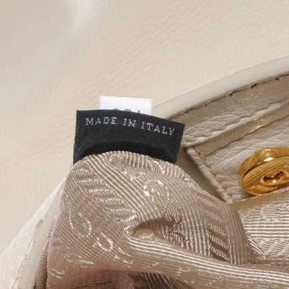 Prada Vitello Daino Sacca Hobo Bianco 8 of 9