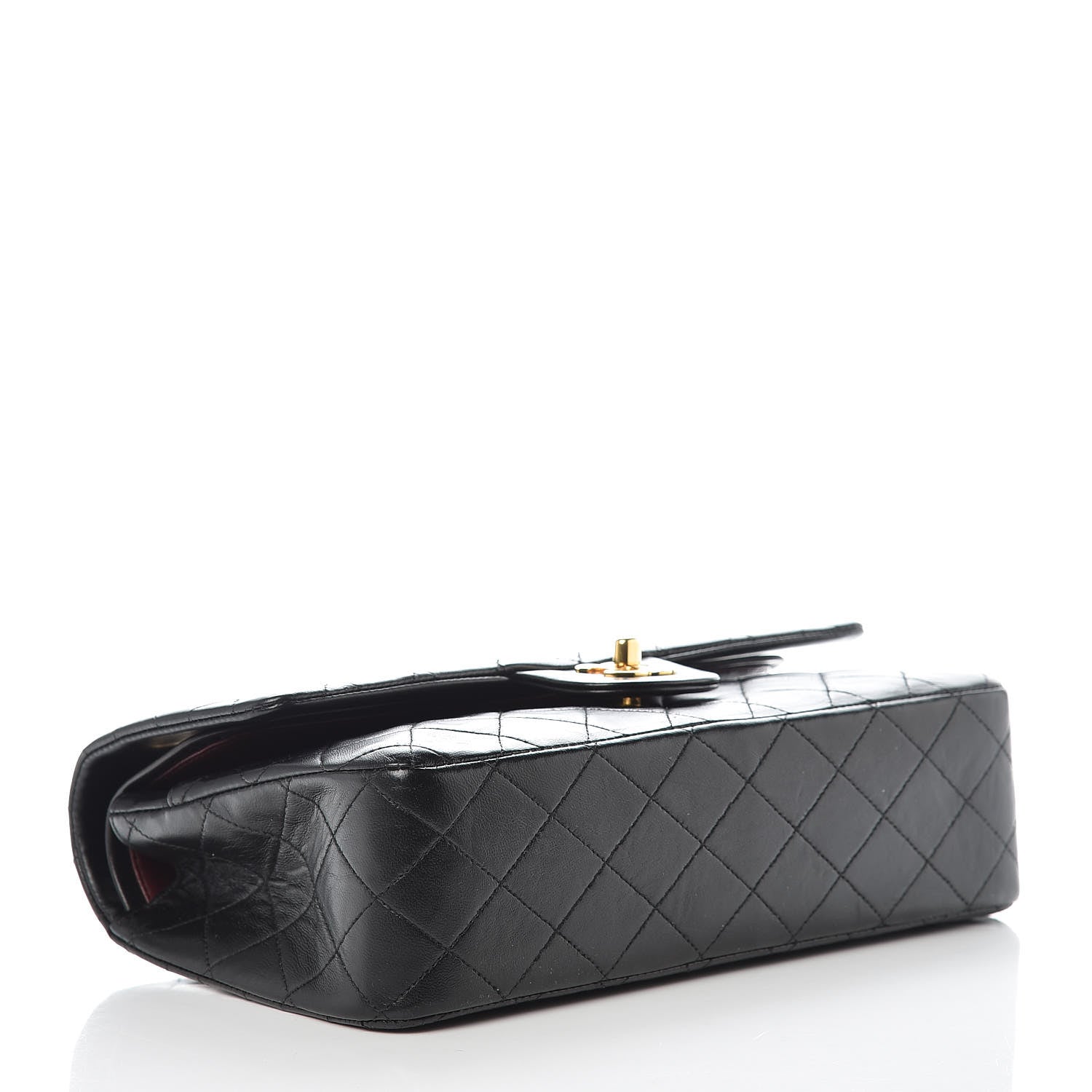 Chanel Lambskin Quilted Medium Double Flap Black 4 of 15