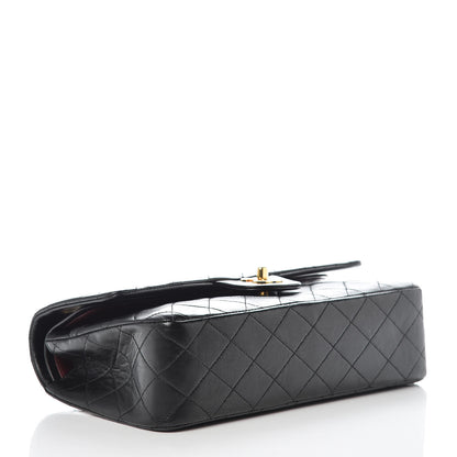 Chanel Lambskin Quilted Medium Double Flap Black 4 of 15