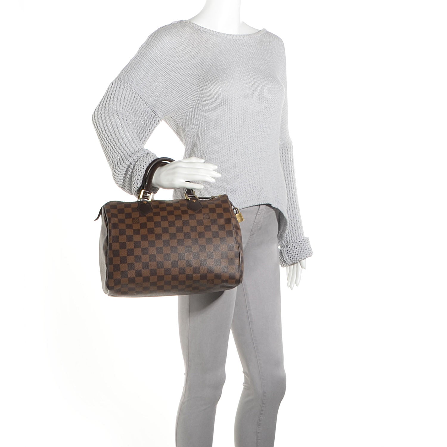 Louis Vuitton Damier Ebene Speedy 30 2 of 7