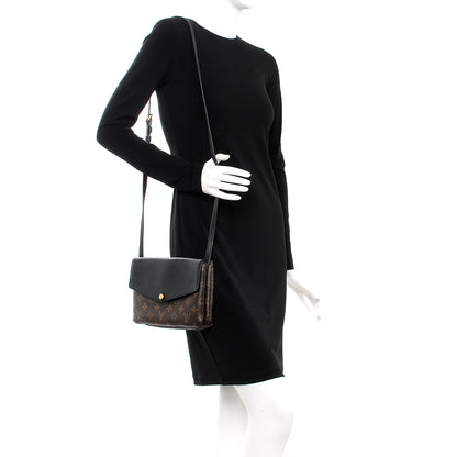 Louis Vuitton Monogram Twice Pochette Black 2 of 8