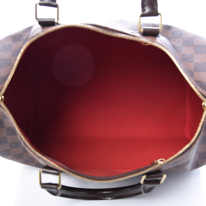 Louis Vuitton Damier Ebene Speedy Bandouliere 35 6 of 10