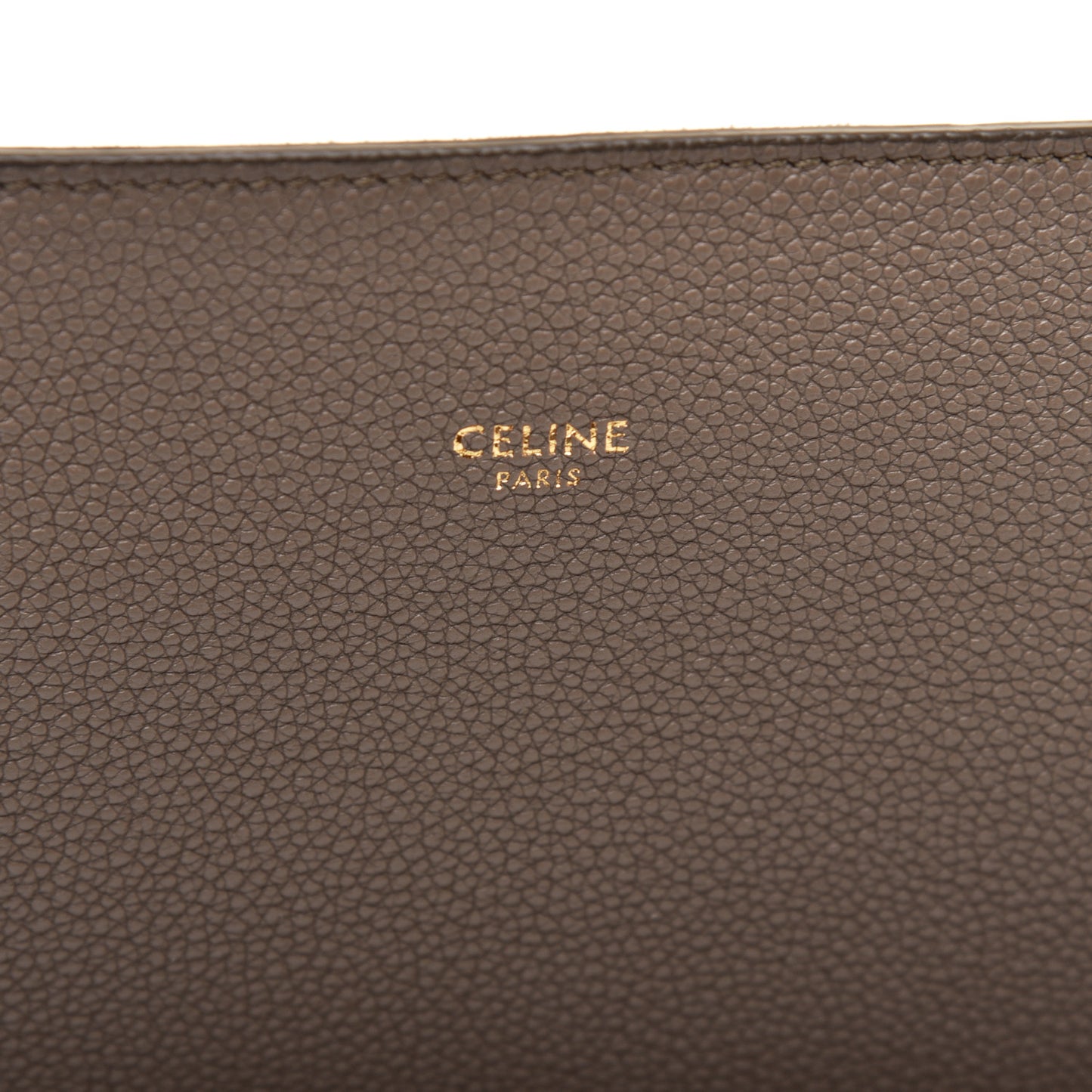 Soft Grained Calfskin Small Belt Cabas Phantom Taupe