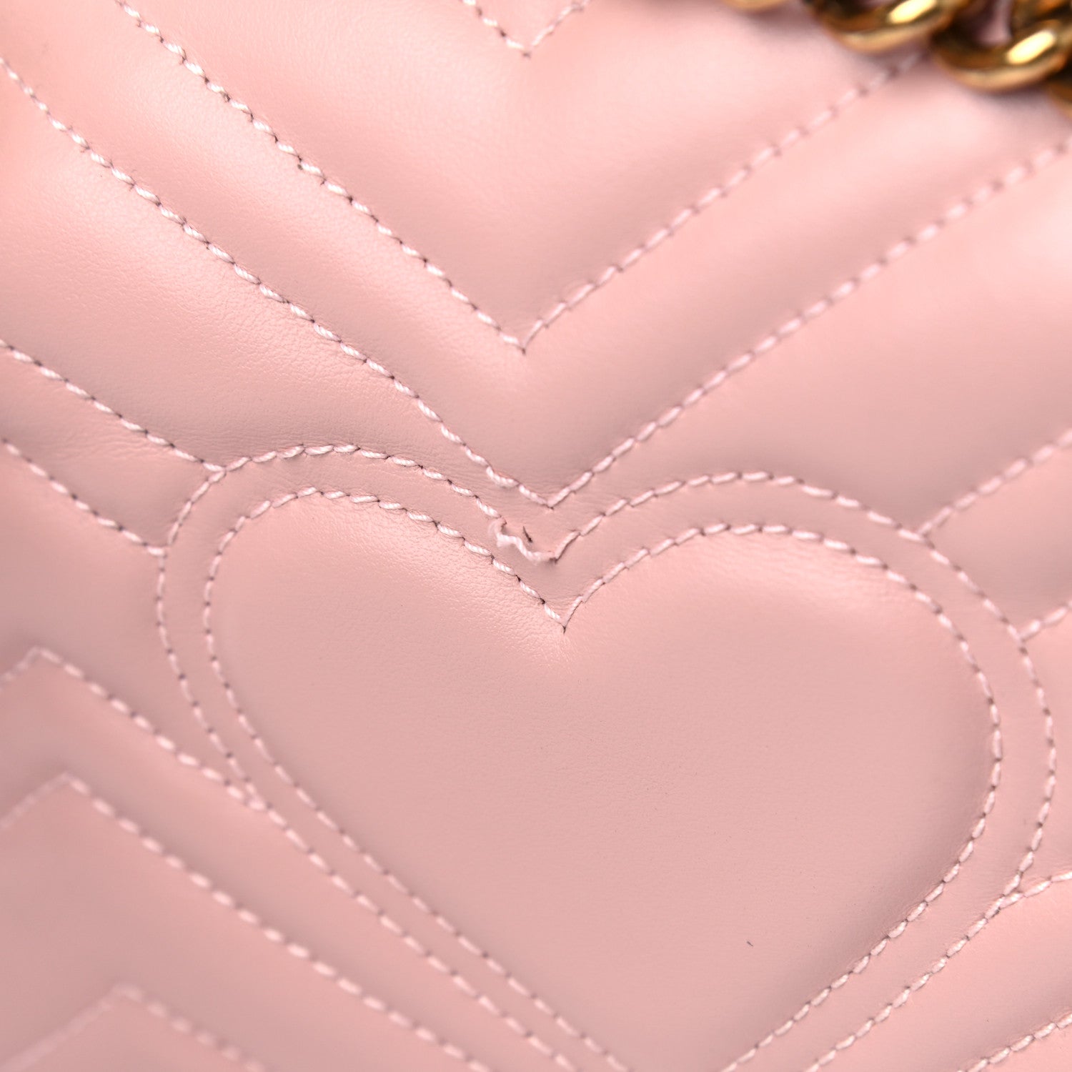 Gucci Calfskin Matelasse Mini GG Marmont Shoulder Bag Perfect Pink 6 of 7
