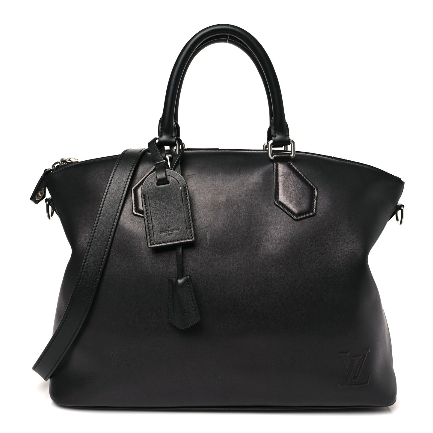 Smooth Millesime Calfskin Lockit MM Black
