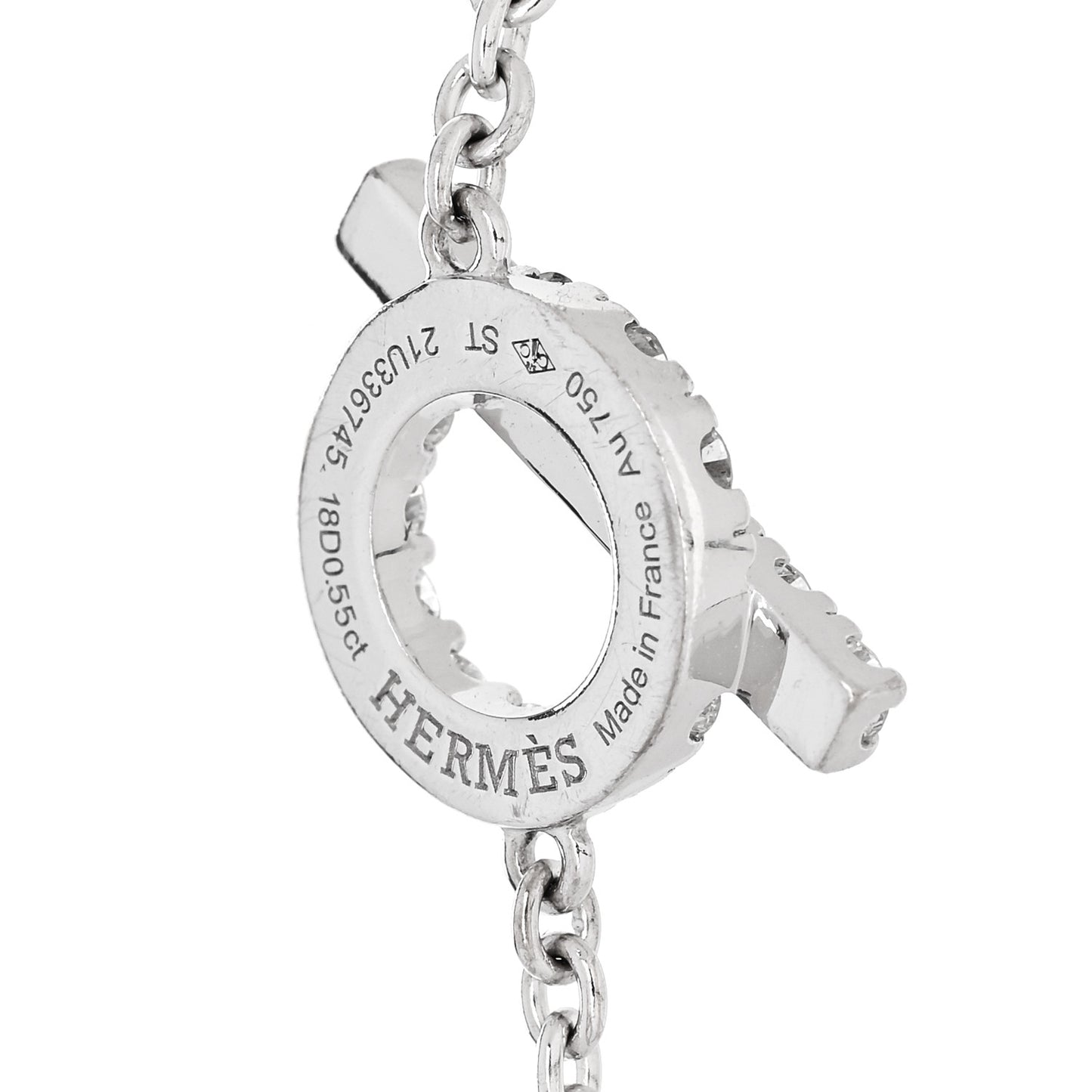 18K White Gold Diamond Finesse Bracelet ST