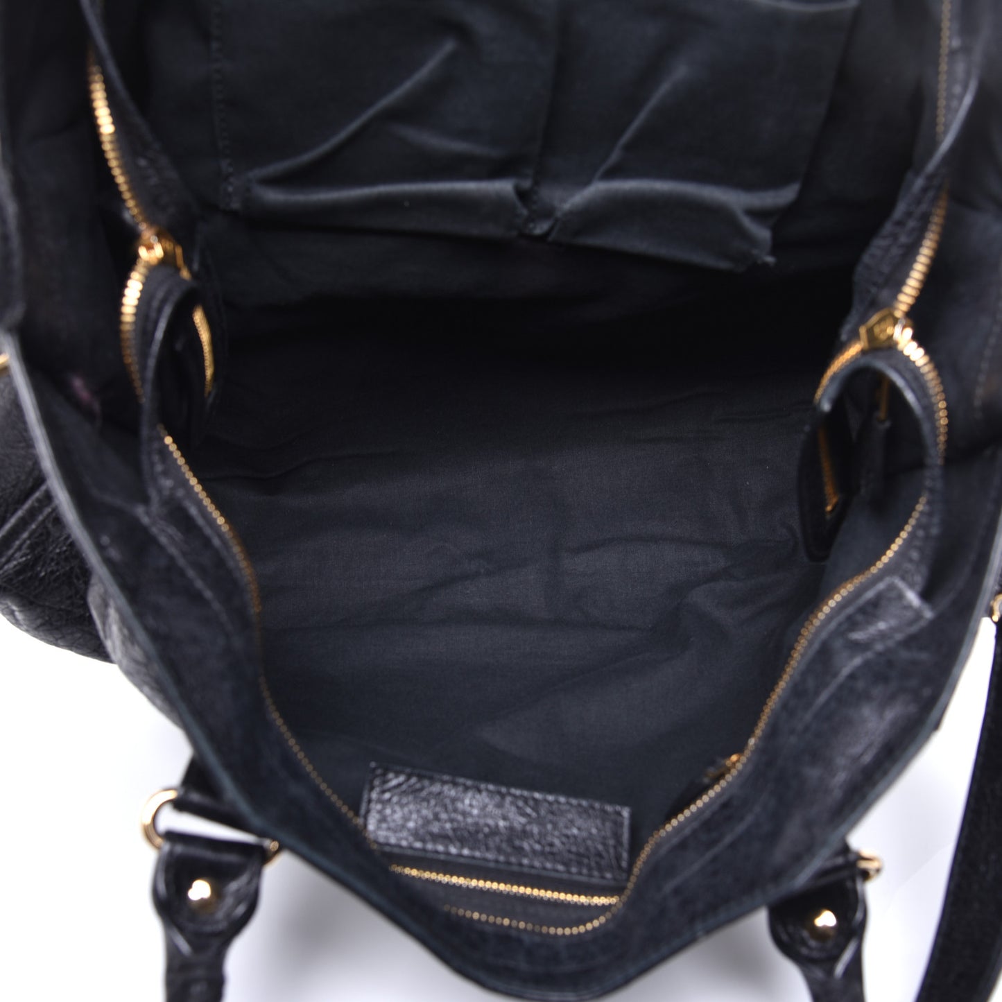 Agneau Giant 12 Gold Hardware Part Time Black