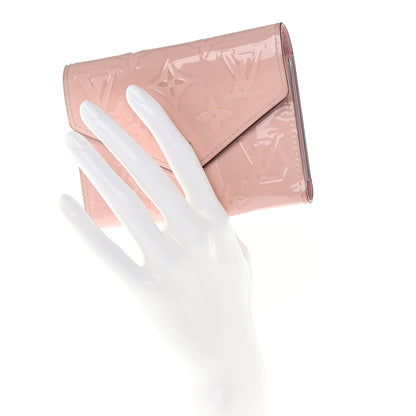 Louis Vuitton Vernis Victorine Wallet Rose Ballerine 2 of 8