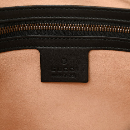 Gucci Calfskin Matelasse Mens GG Marmont Belt Bag 80 32 Black 6 of 14