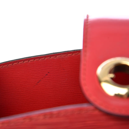 Louis Vuitton Epi Cluny Castillan Red 8 of 9