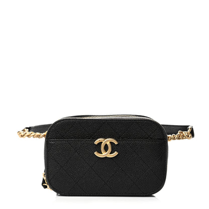 Chanel Caviar Quilted Waist Bag Black 1 of 10