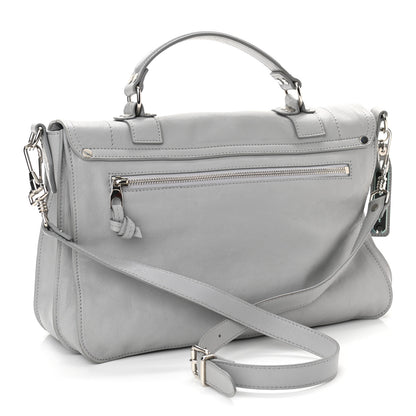 Proenza Schouler Lambskin Medium PS1 Satchel Dove Grey 3 of 10