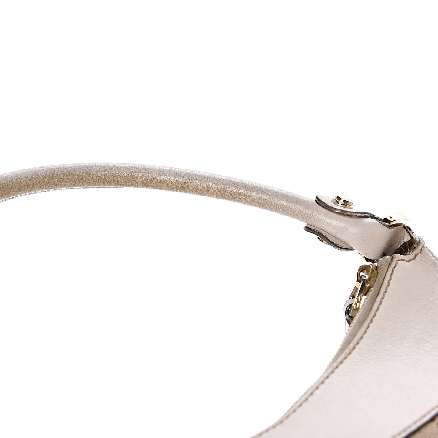Monogram Large D Gold Hobo Off White