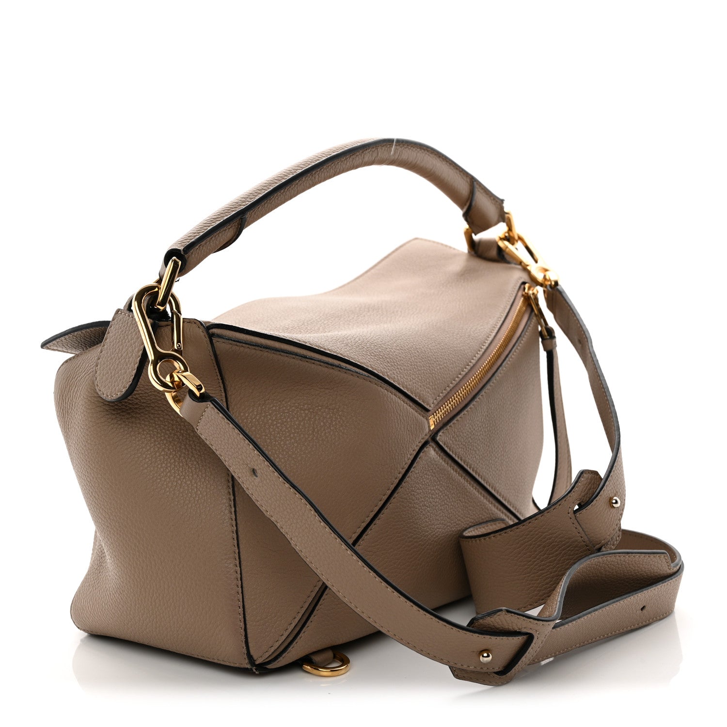 Loewe Calfskin Medium Puzzle Bag Sand 3 of 12