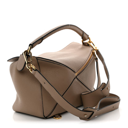 Loewe Calfskin Medium Puzzle Bag Sand 3 of 12