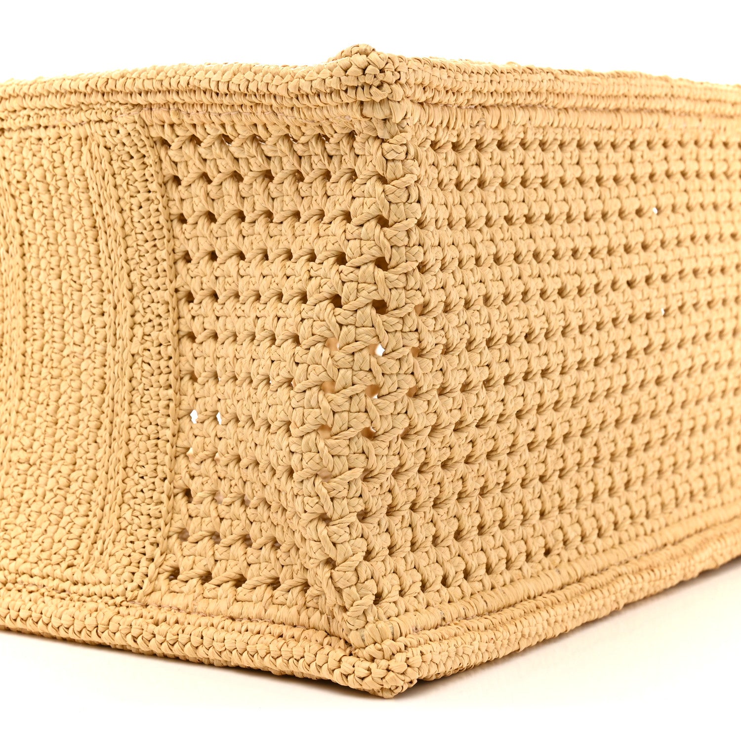 Christian Dior Raffia Medium Book Tote Natural 9 of 10