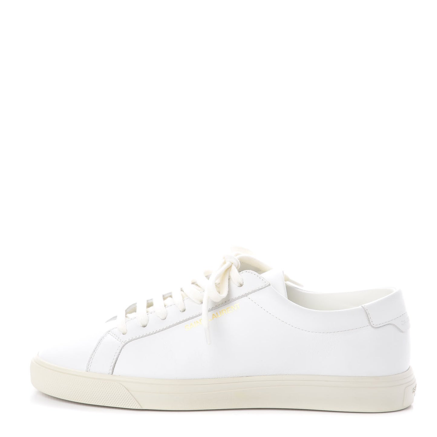 Calfskin Andy Low Top Sneakers 37 Blanc Optique