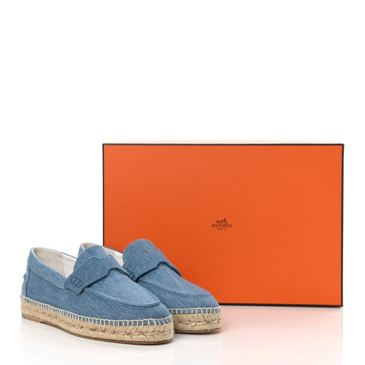 Denim Canvas Womens Trip Espadrilles 36 Bleu Clair