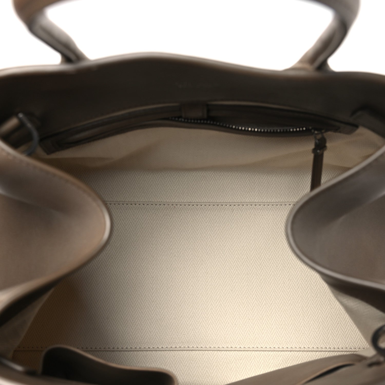 The Row Polished Saddle Calfskin Soft Margaux 12 Mouse Grey 5 of 10