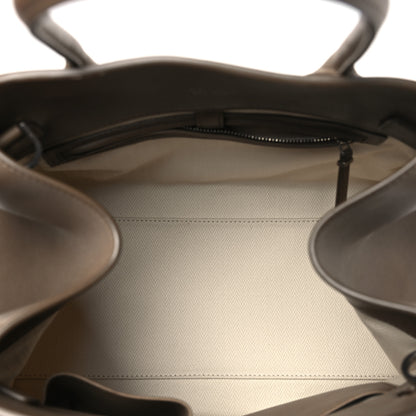 The Row Polished Saddle Calfskin Soft Margaux 12 Mouse Grey 5 of 10