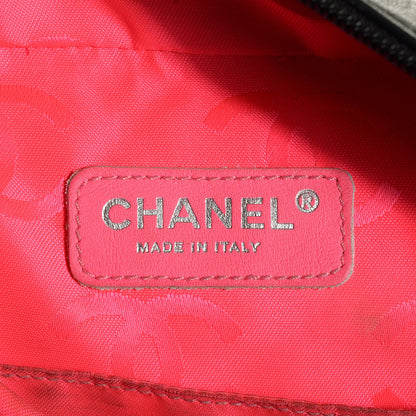 Chanel Calfskin Quilted Large Cambon Multipocket Reporter Black White 6 of 9