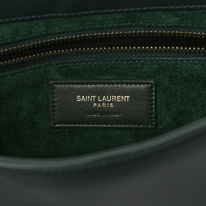 Saint Laurent Smooth Calfskin Le 5 A 7 Hobo Green 6 of 10