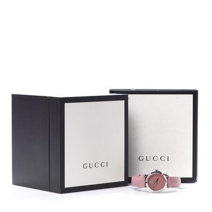 Gucci Stainless Steel Calfskin 27mm G-Timeless Quartz Watch Pink 8 of 8