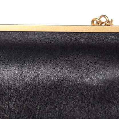 Chanel Lambskin Stitched Medium Coco Luxe Handle Flap Black 13 of 14