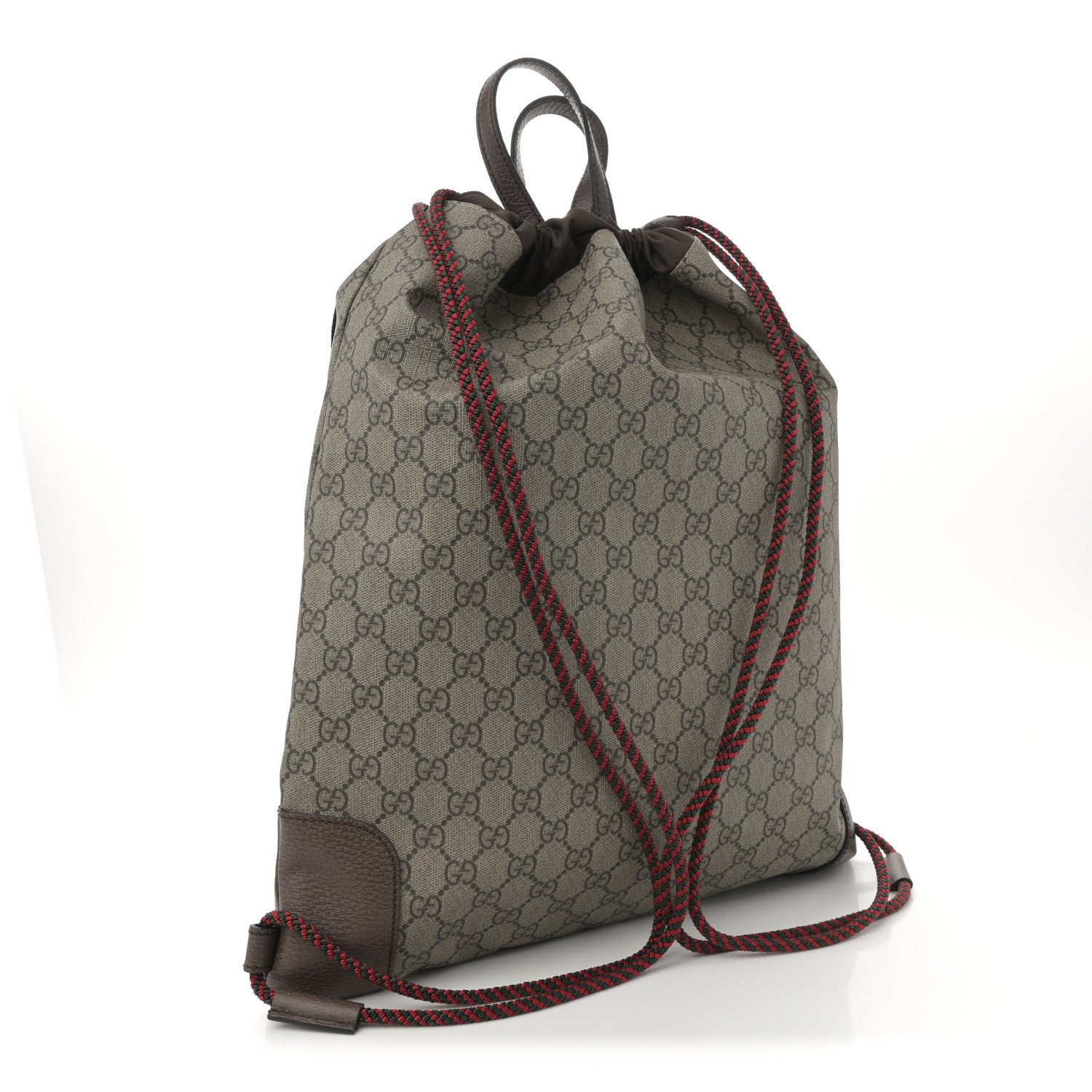 Gucci Soft GG Supreme Monogram Courrier Drawstring Backpack 3 of 10