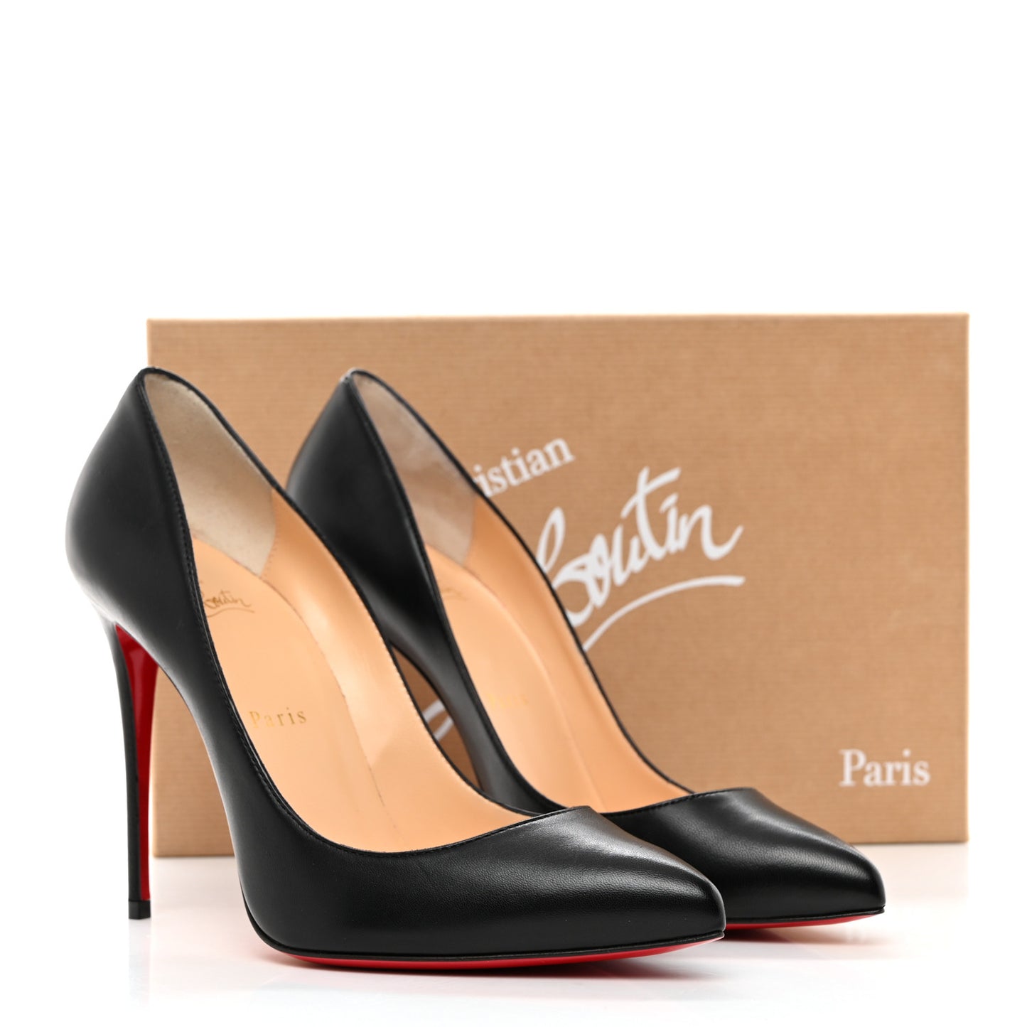 Shiny Nappa Pigalle Follies 100 Pumps 38.5 Black