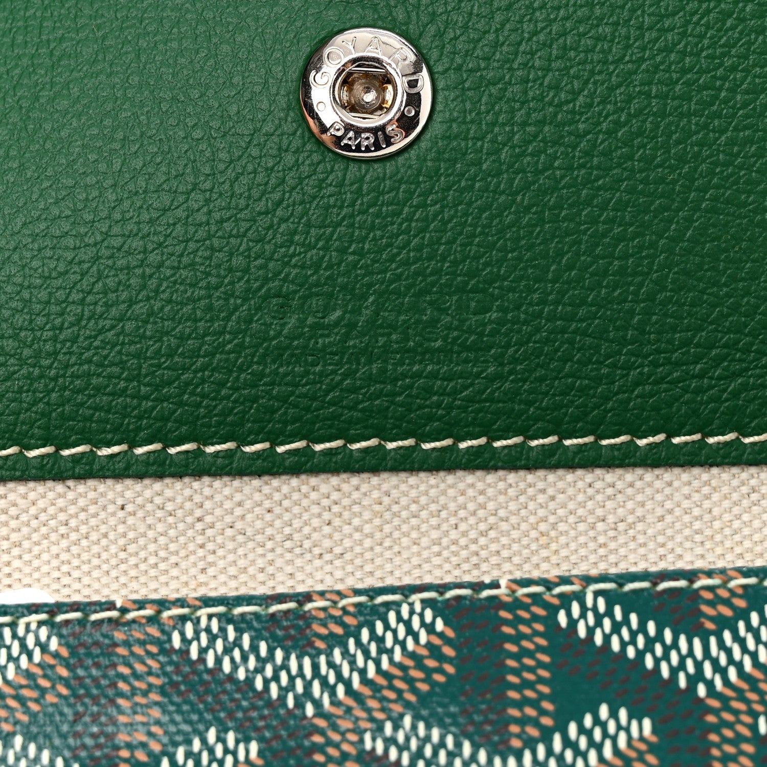 Goyard Goyardine Saint Louis PM Green 7 of 12