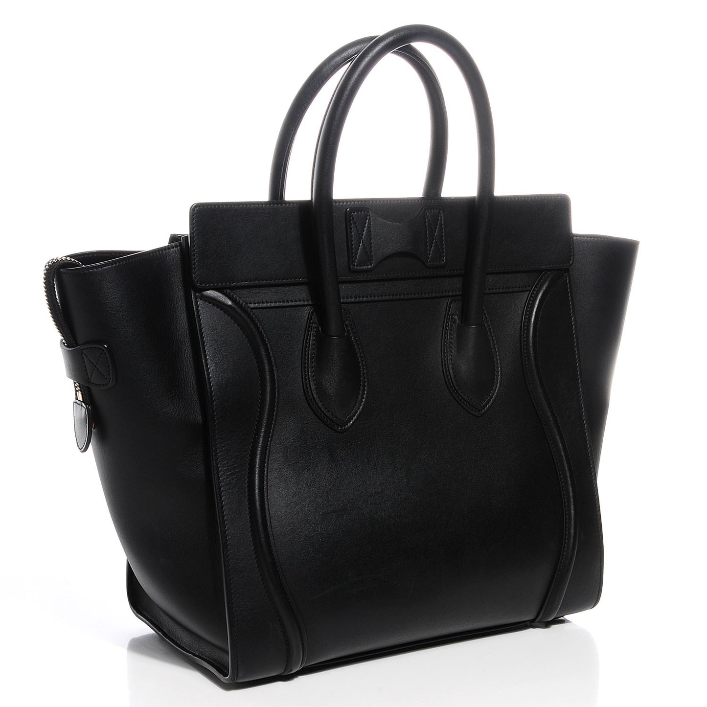 Smooth Calfskin Mini Luggage Black