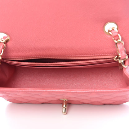 Chanel Caviar Quilted Mini Rectangular Flap Pink 5 of 12