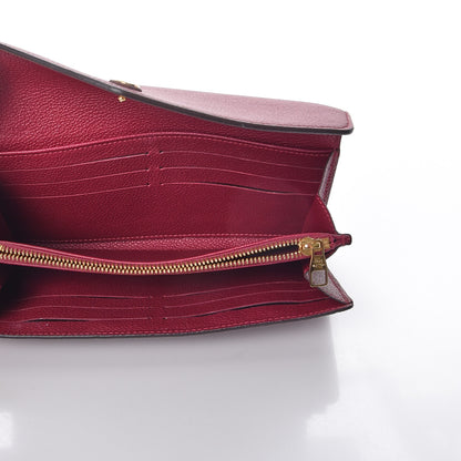 Louis Vuitton Empreinte Sarah Wallet Raisin 5 of 7