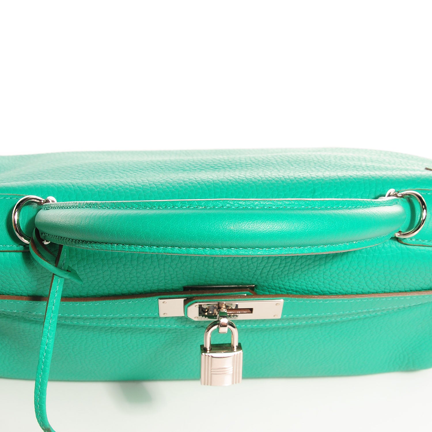 Hermes Taurillon Clemence Kelly Retourne 35 Menthe 8 of 24