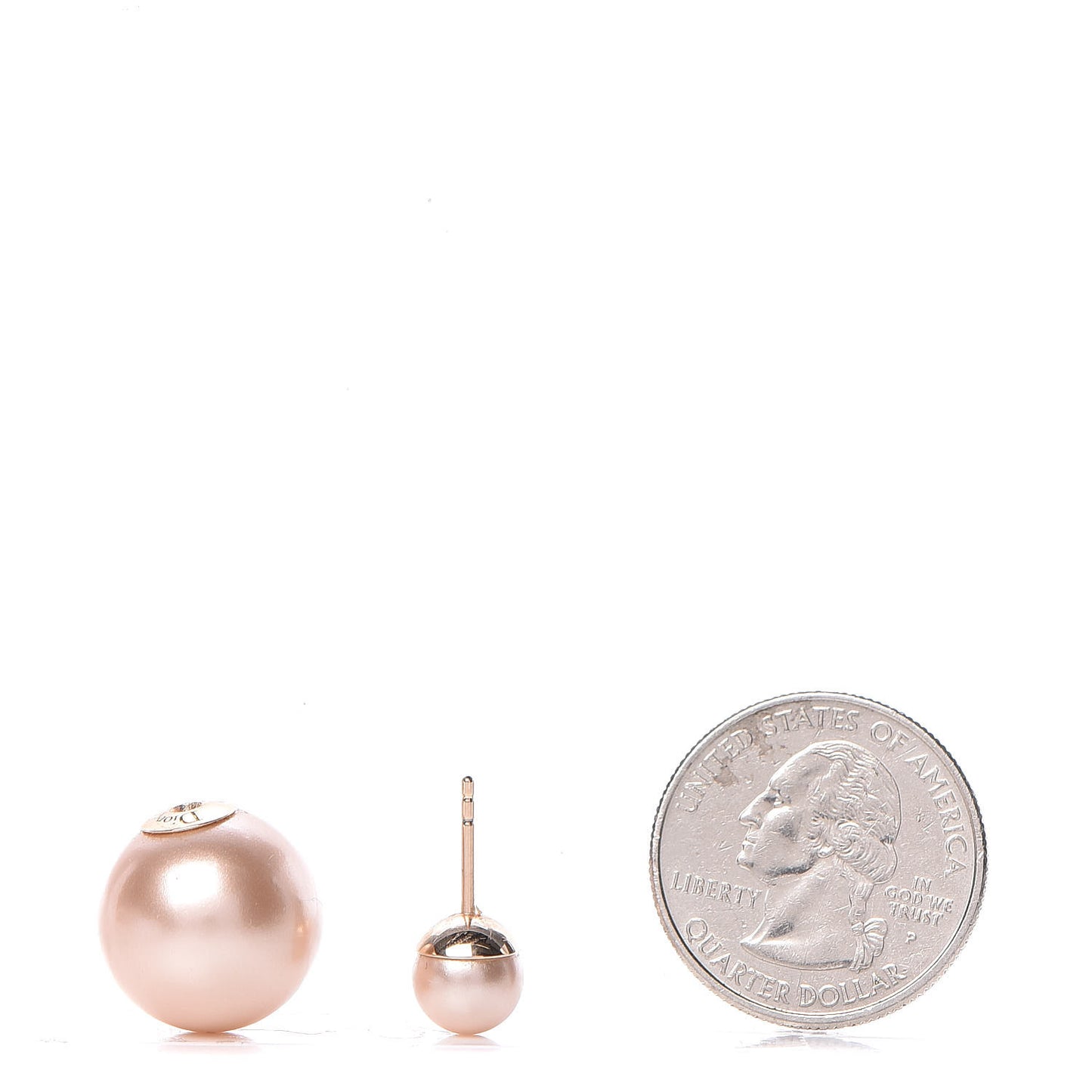 Pearl Mise En Dior Tribal Earrings Pink