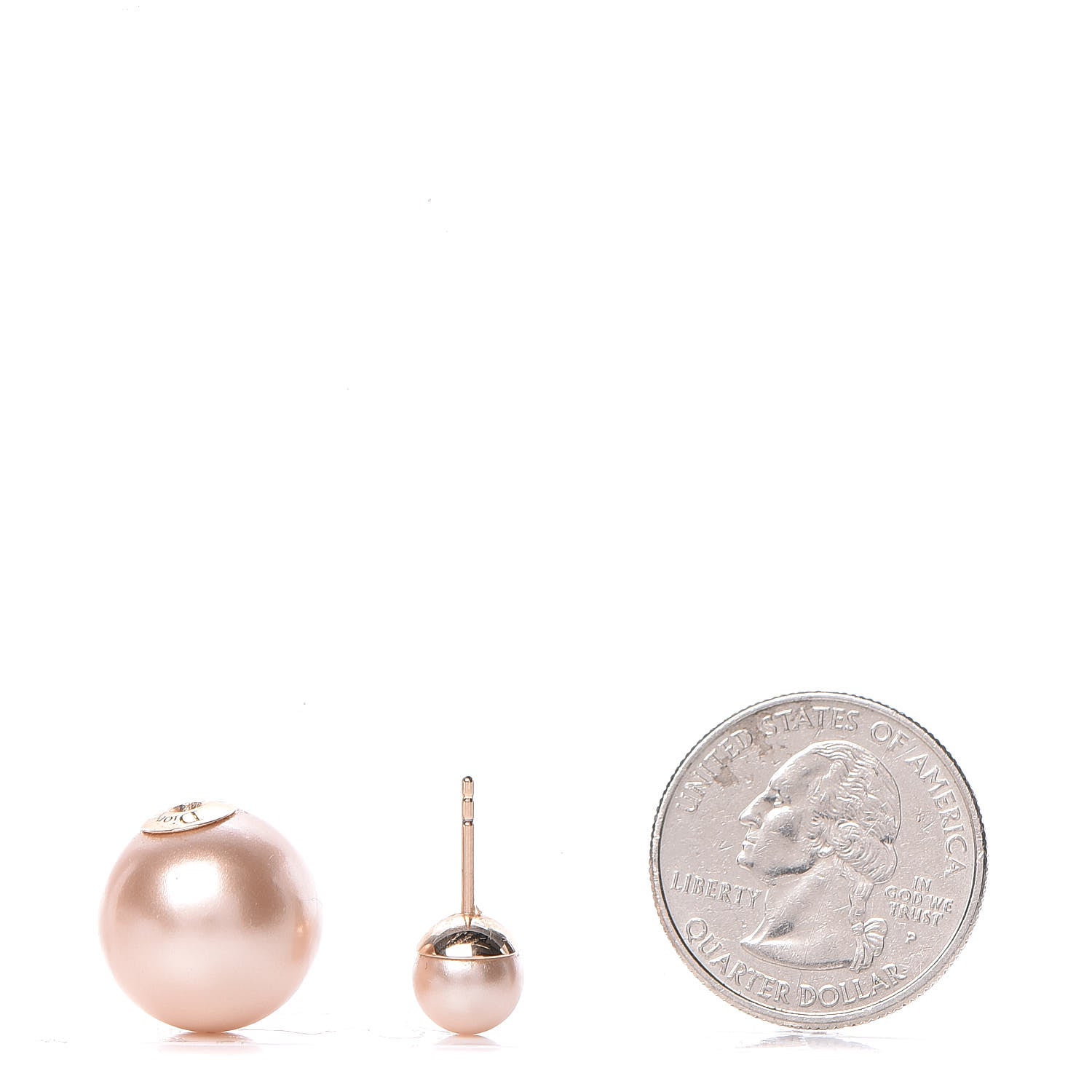 Christian Dior Pearl Mise En Dior Tribal Earrings Pink 2 of 5