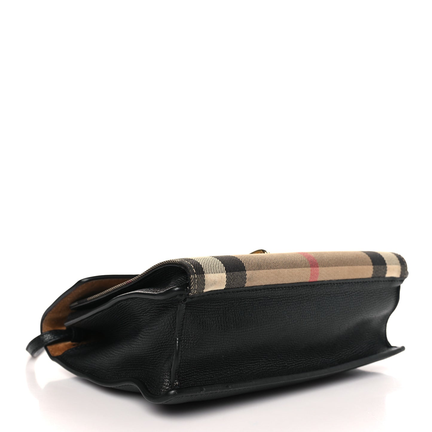 Derby Calfskin House Check Small Macken Crossbody Bag Black